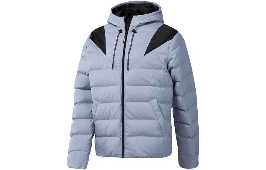 Reebok Reebok Athleisure Down Jacket Men's Blue Gray
