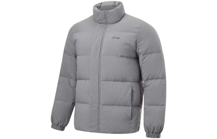 Li-Ning Li Ning Fitness Series Down Jacket Men's Smoky Ink Gray