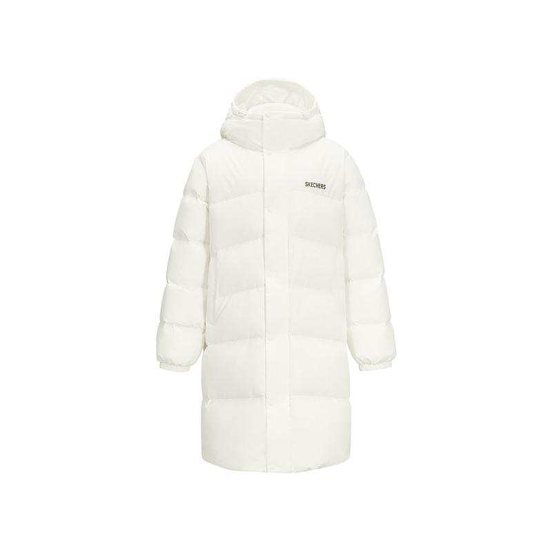 Skechers Down Jacket Unisex Marshmallow White