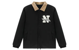 New Balance Velvet Jackets Men's Black Lapel Moderate