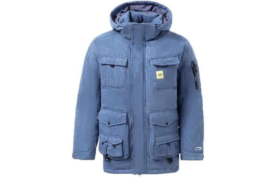 Li-Ning Li Ning Skateboard Down Jacket Men's Blue