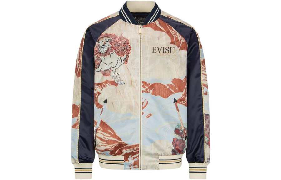EVISU EVISU Baseball Jacket Men's Multicolor