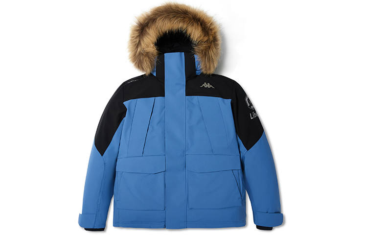 Kappa Kappa Down Jackets Men's Hooded Moderate Parka Down Jacket