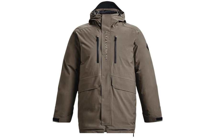 Under Armour Storm Down Jackets Men's Brown Hooded Thickened Other