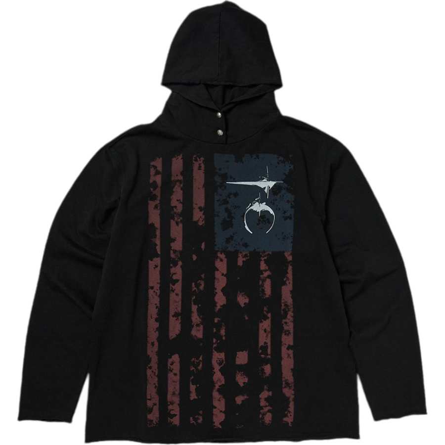 THUG CLUB Sweatshirts Unisex Hooded Non Detachable Moderate