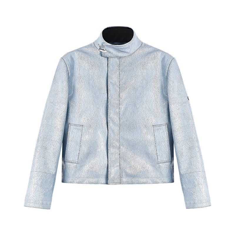 TERRA INCOGNITA Jackets Unisex Blue Stand Collar Moderate Other