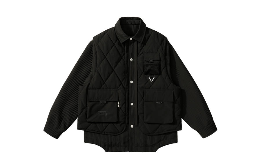 MOPE Jackets Unisex Pointed Collar Moderate Workwear