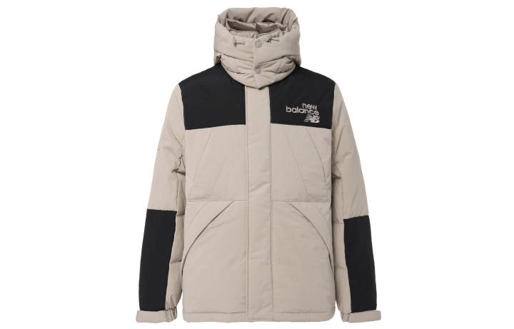 New Balance New Balance Down Jacket Unisex Beige Gray