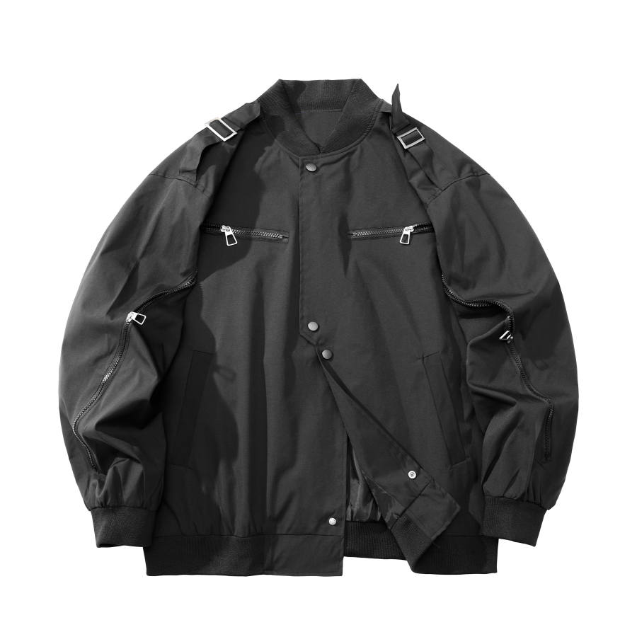 FAX FOR FMACM Jackets Unisex Baseball Collar Moderate Pilot