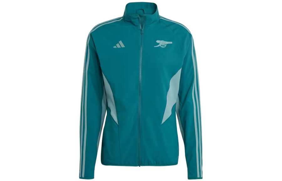 Adidas Adidas Arsenal Jackets Men's Turquoise Stand Collar Moderate Other