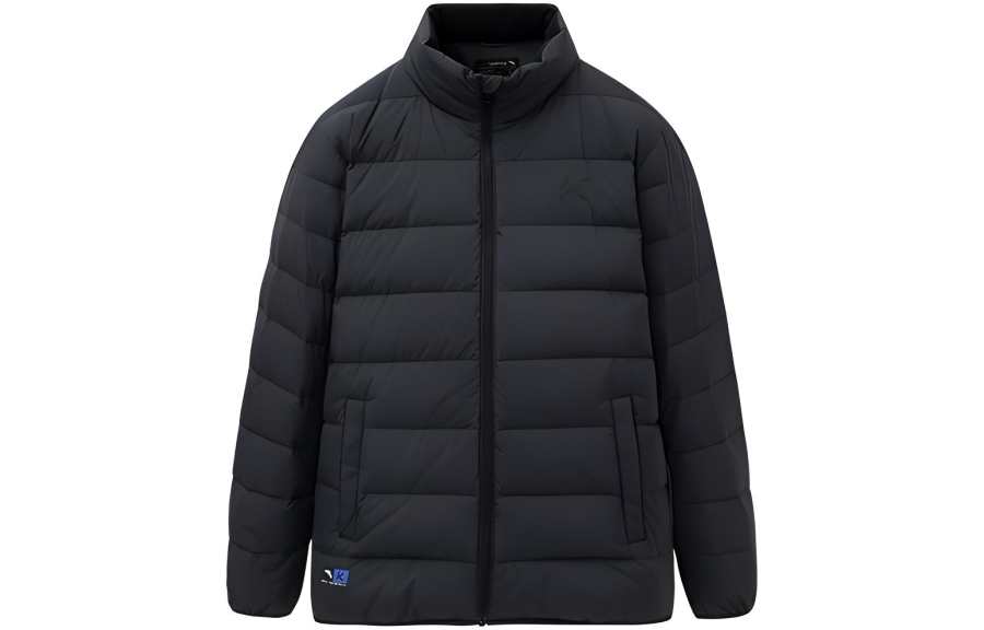 ANTA ANTA Down Jackets Men's Black Stand Collar Thickened Other