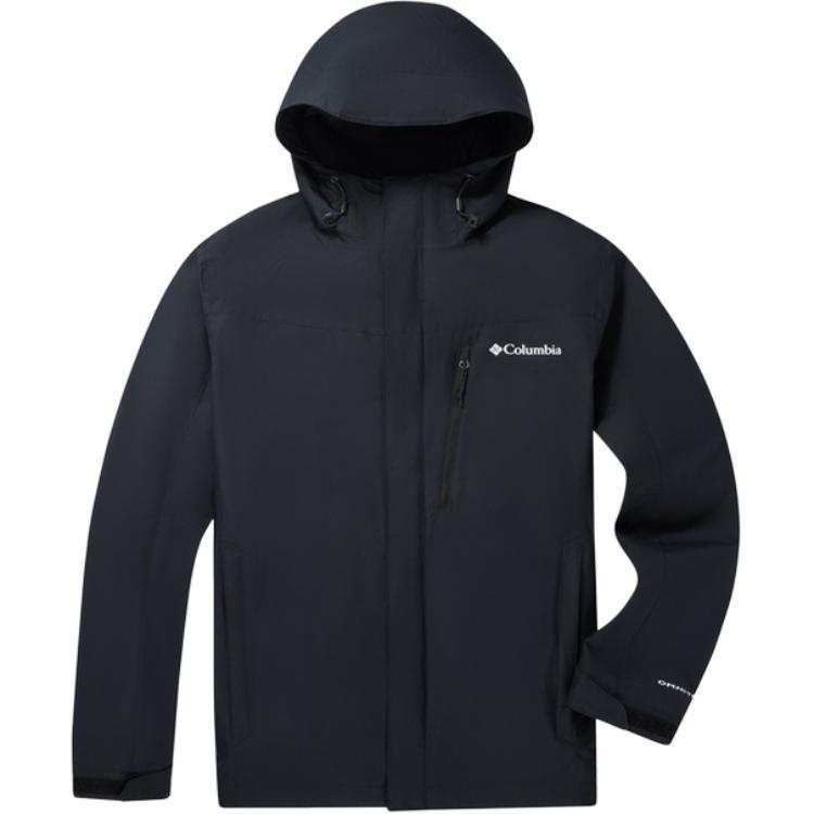 Columbia Waterproof Thermal Heat Reflective Windbreaker Jacket Men's Black