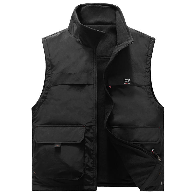 JEEP SPIRIT Vests Unisex Stand Collar Moderate Other
