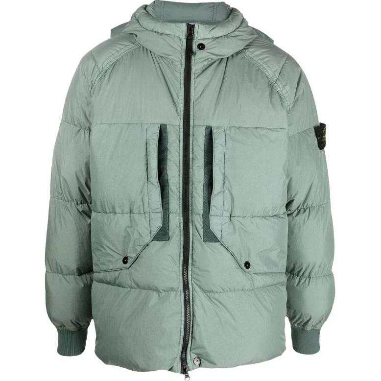 STONE ISLAND FW23 Down Jacket Unisex Green
