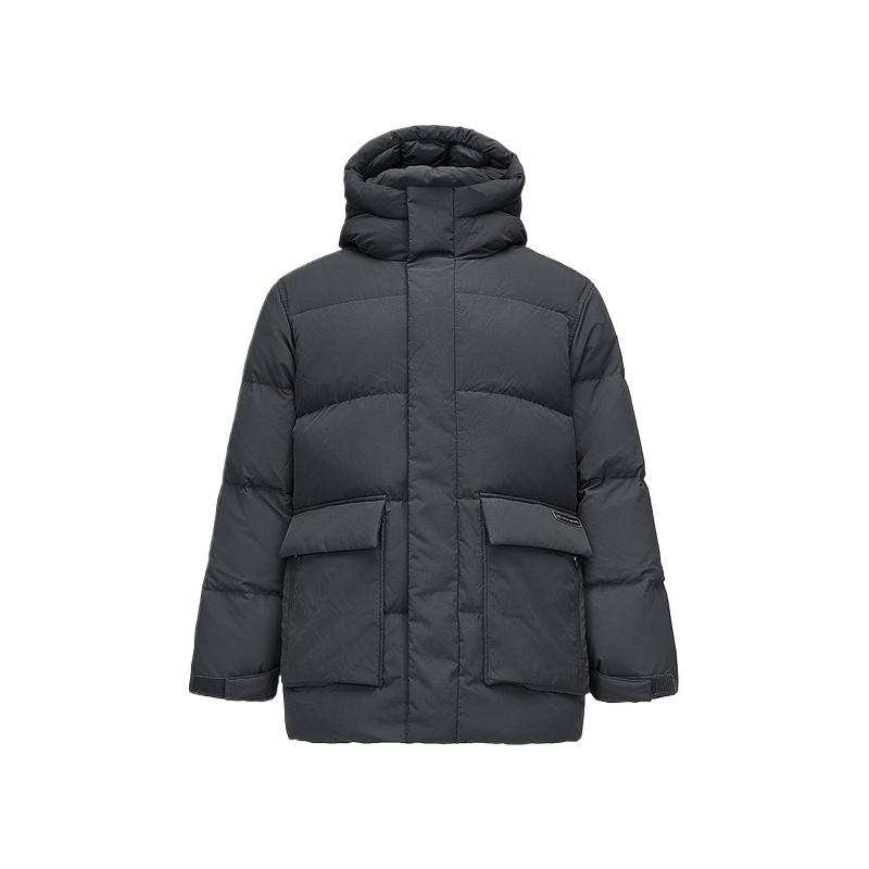 Skechers Sports League Collection Down Jacket Men's Midnight Gray