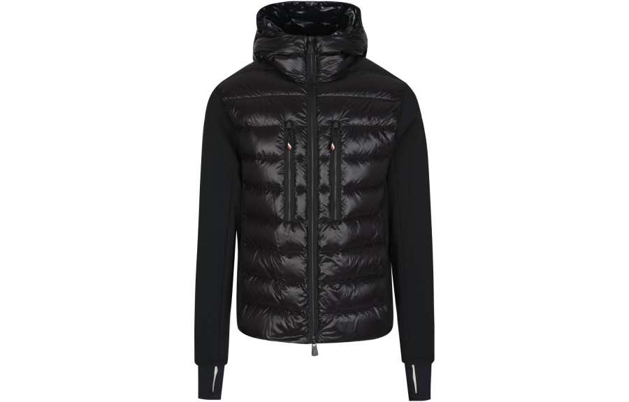 Moncler Grenoble Moncler Panelled Zip-Up Down Jacket