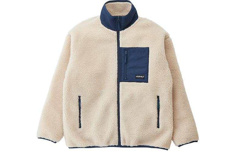 Gramicci Gramicci logo-patch fleece jacket