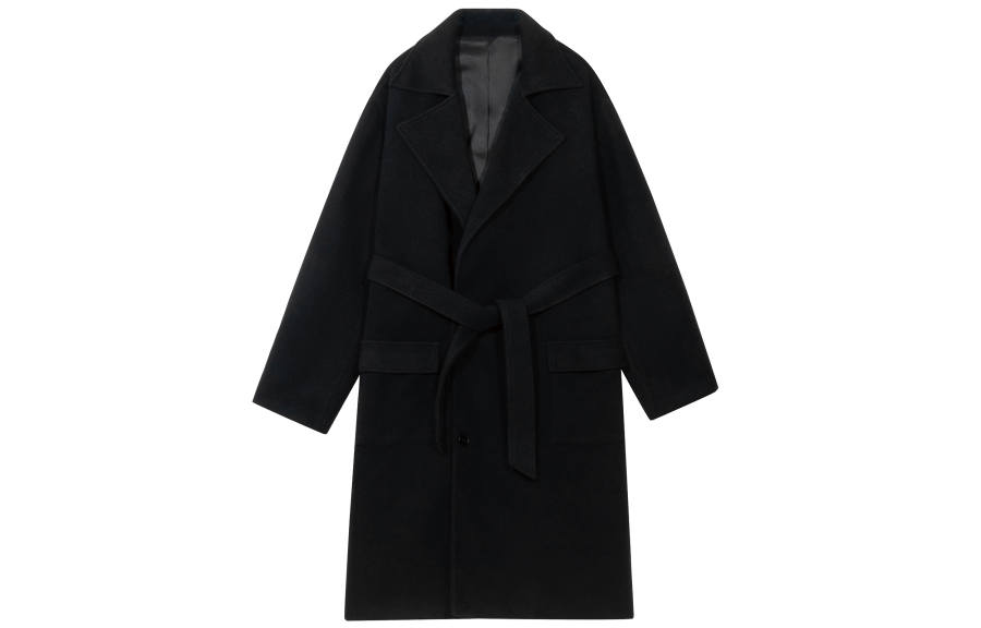 KW Coats Unisex Lapel Thickened Straight Fit