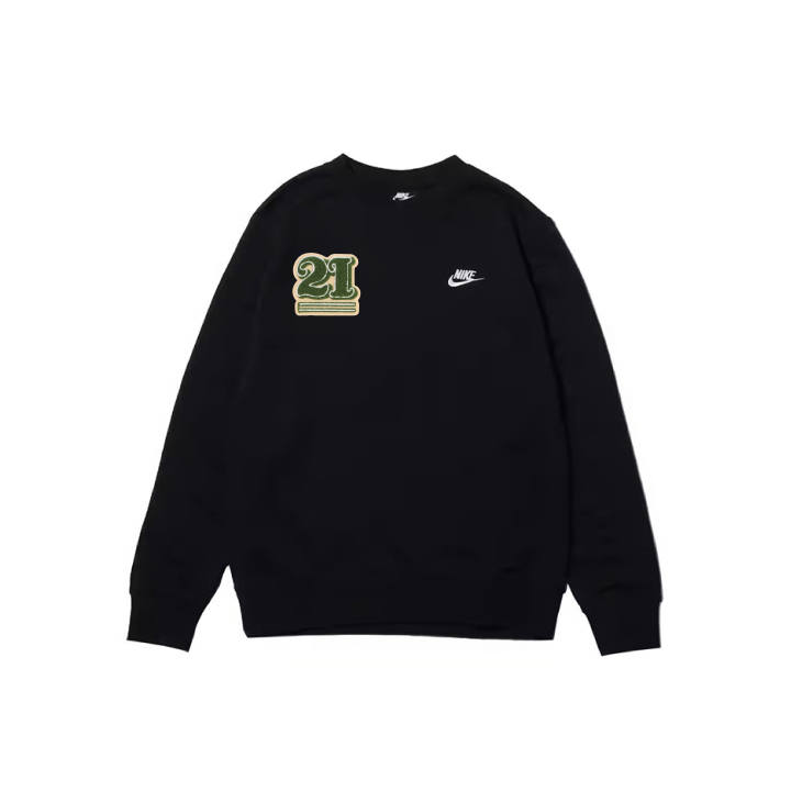 Nike Nike Sweatshirts Men's Black Crew Neck Moderate Regular