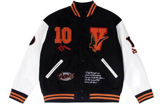 VLONE Baseball Jerseys Unisex Baseball Collar Moderate Straight Fit