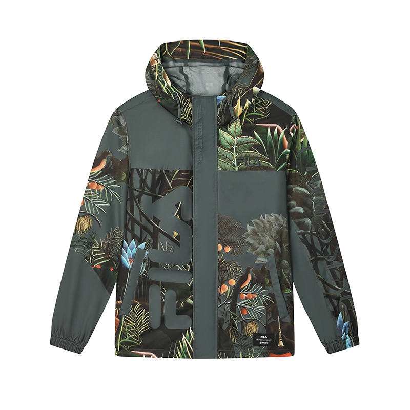 FILA x LUSUO Heritage Windbreaker Jacket Men's All Over Print