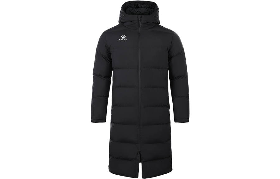 KELME Puffer Jackets Unisex Hooded Non Detachable Thickened
