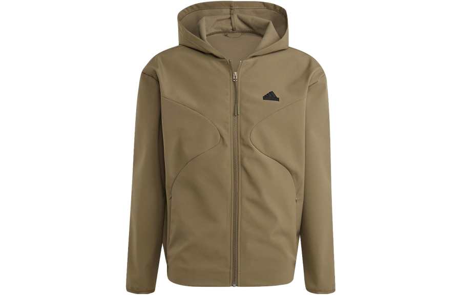 Adidas Adidas CITY ESCAPE Jackets Men's Strata Olive Green Hooded Moderate Other