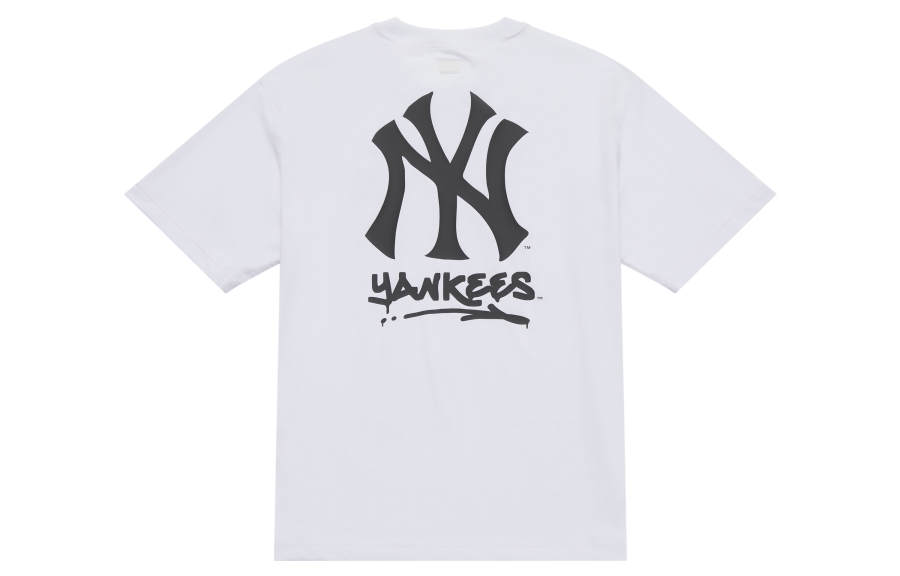 MLB MLB New York Yankees Basic Collection SS25 T Shirt Unisex Standard White