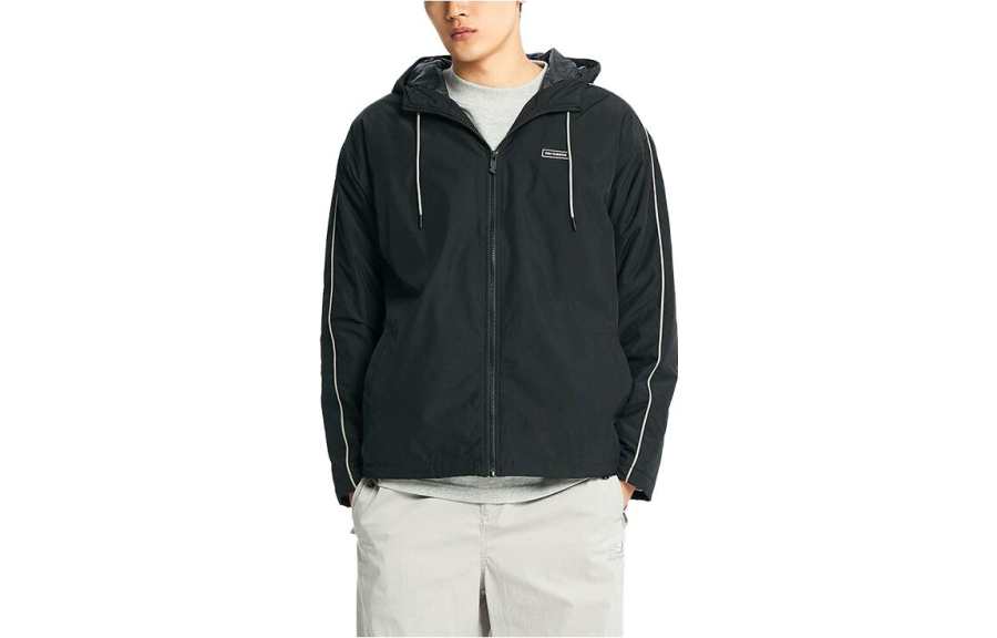 New Balance New Balance Jackets Men's Black Hooded Moderate Other