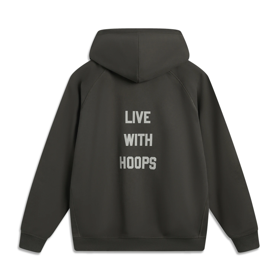 Li-Ning Li Ning Basketball Collection Sweatshirt Men's Obsidian Gray