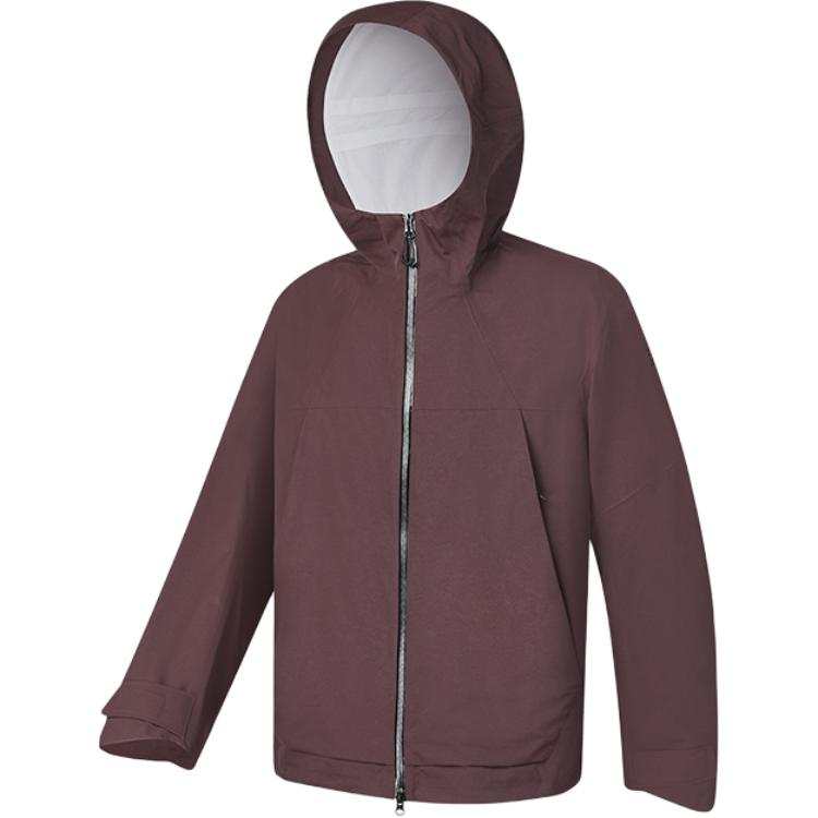 FILA Waterproof, Windproof, Breathable, And Abrasion Resistant Windbreaker Jacket Unisex Sandalwood Brown