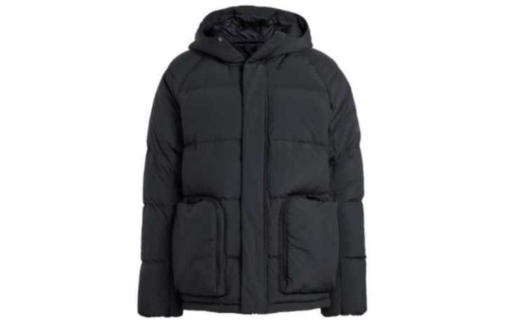 Adidas Adidas Down Jackets Men's Black Hooded Moderate