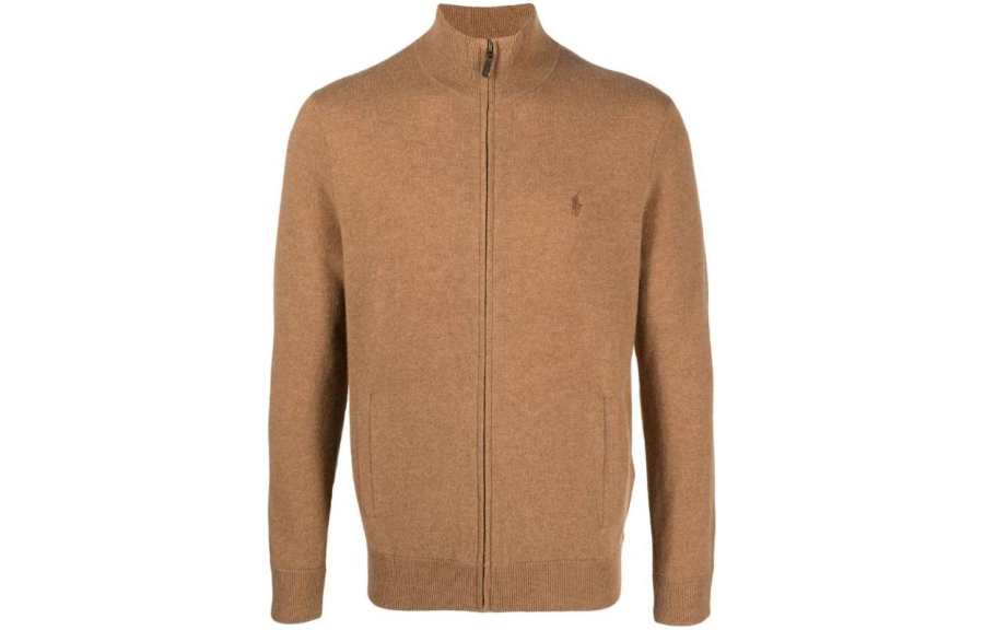 Polo Ralph Lauren Logo embroidered Wool Bomber Jacket