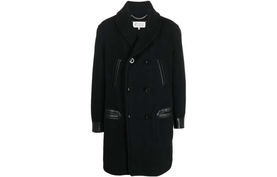 Maison Margiela Coats Men's Black Moderate
