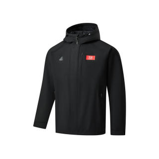 PEAK Jackets Men's Black Hooded Thickened Other