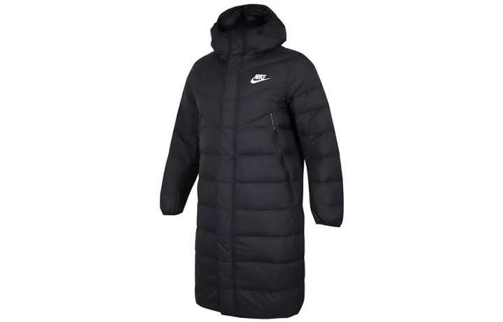 Nike Nike Down Jackets Men's Black Hooded Moderate