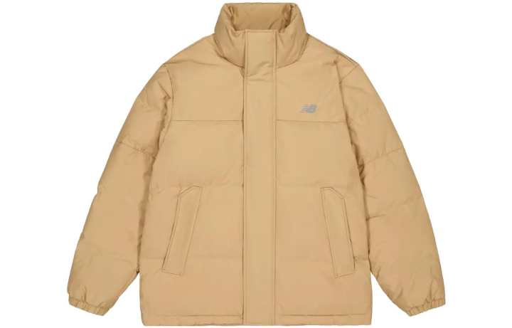 New Balance New Balance Down Jackets Unisex Yellow Stand Collar Moderate