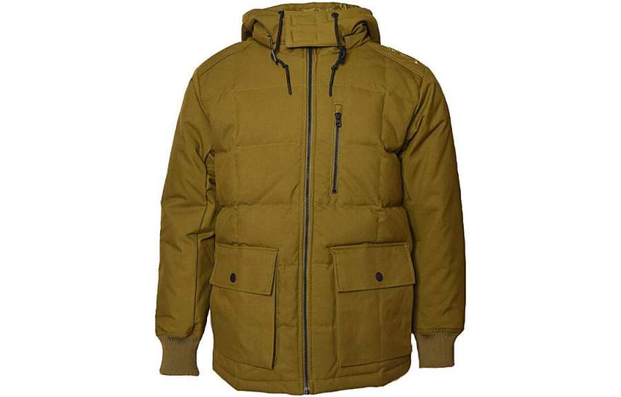 Converse Converse Down Jackets Men's Green Hooded Thickened Other