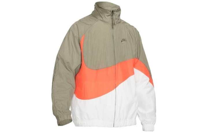 Nike Nike Jackets Men's Khaki Stand Collar Moderate Other