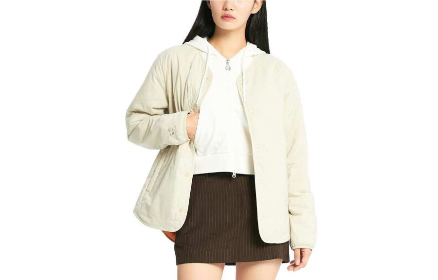 New Balance New Balance Jackets Unisex Beige Collarless Moderate Other