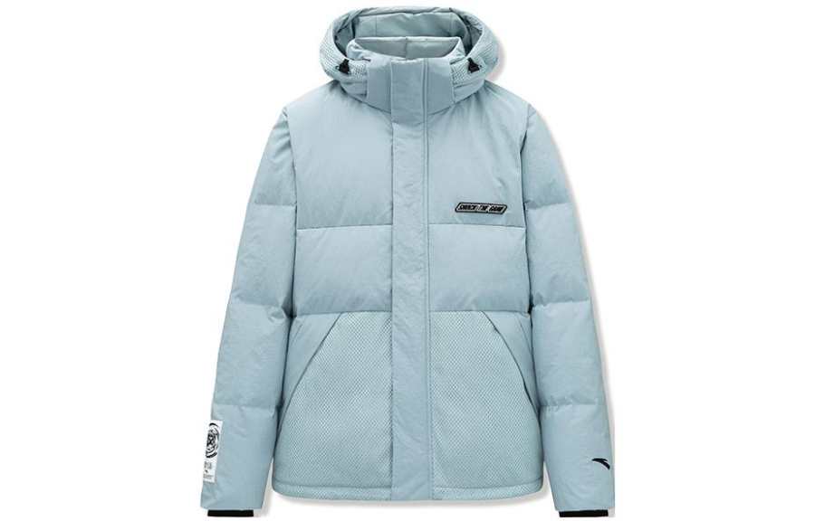 Anta Basketball Collection Down Jacket Men's Cyan