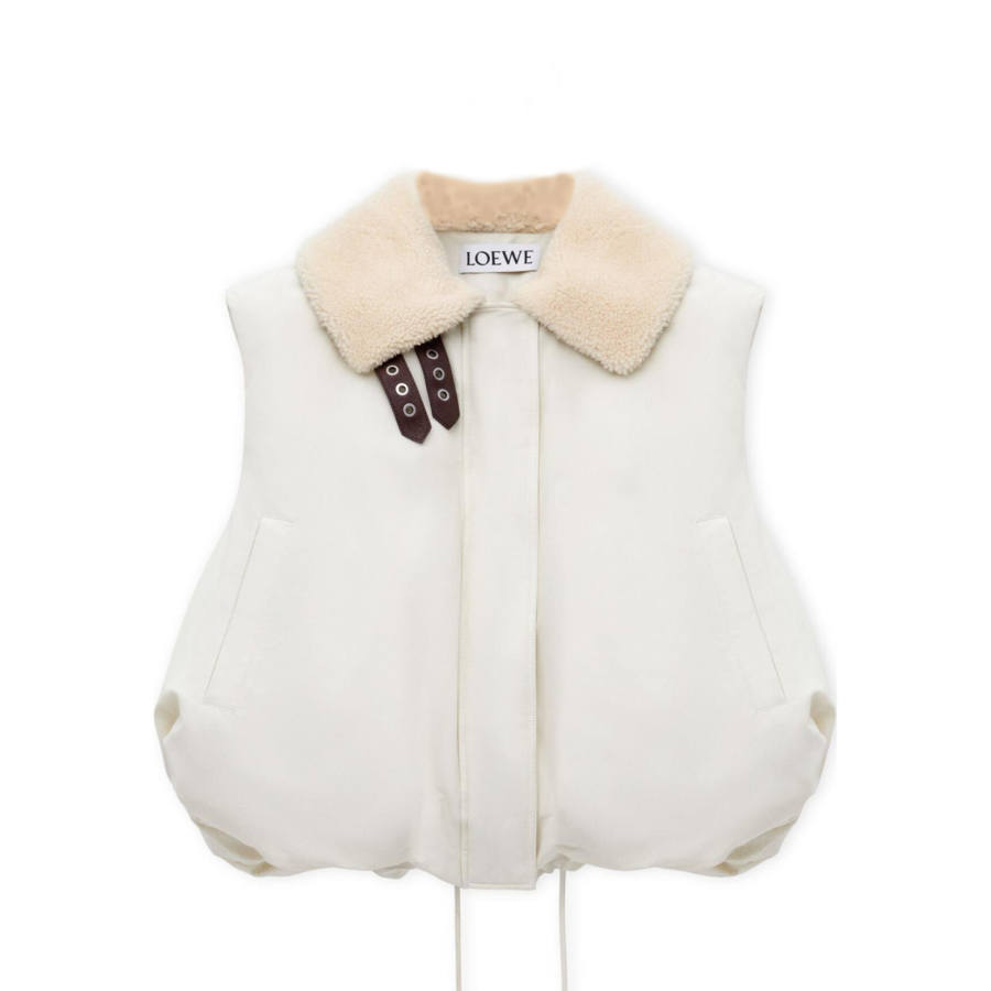 LOEWE LOEWE FW24 Vest Coat Men's Ivory
