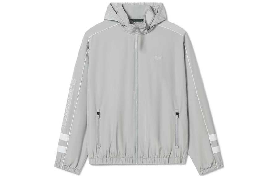 LACOSTE Jackets Men's Gray NWJ Hooded Moderate Other