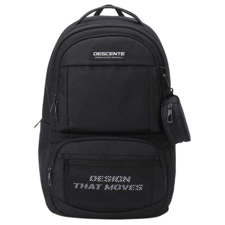 DESCENTE 22L Backpack Outdoor Bag Nylon Black Unisex