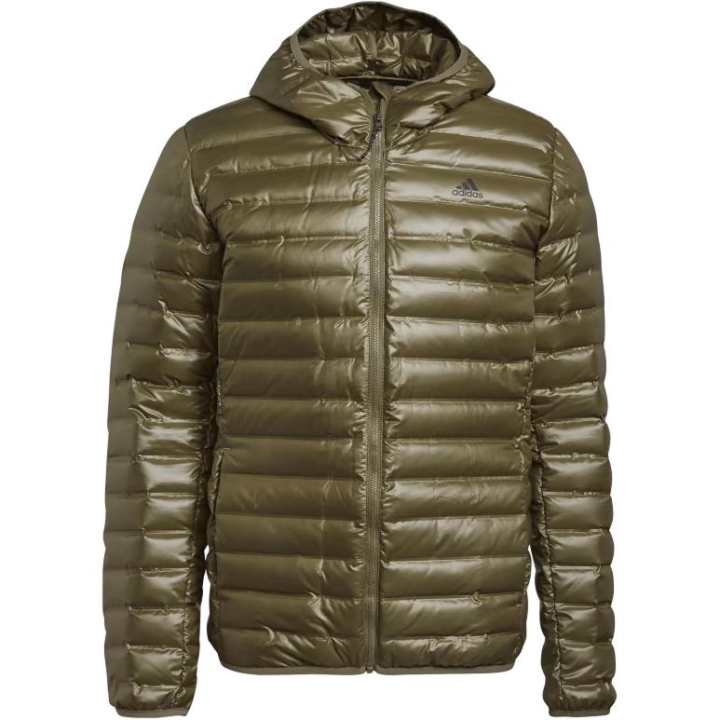 Adidas Adidas Jackets Men's Olive Hooded Non Detachable Moderate
