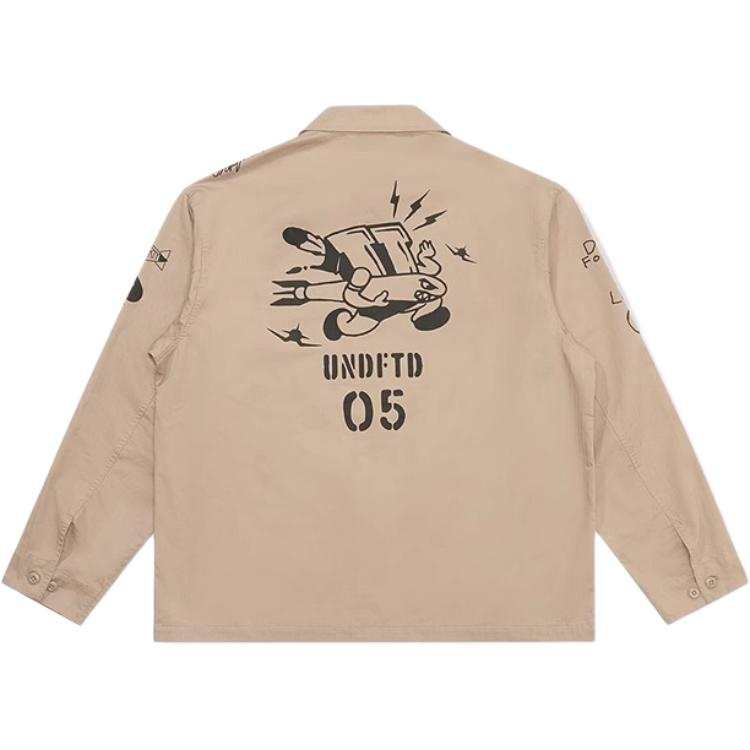 UNDEFEATED SS25 Jackets Unisex Taupe Lapel Moderate Other