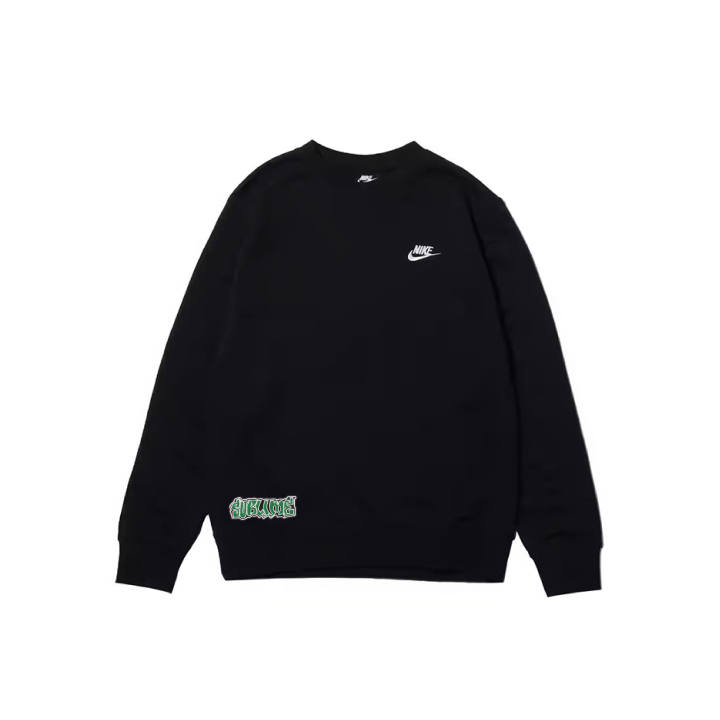 Nike Nike Sweatshirts Men's Black Crew Neck Moderate Regular