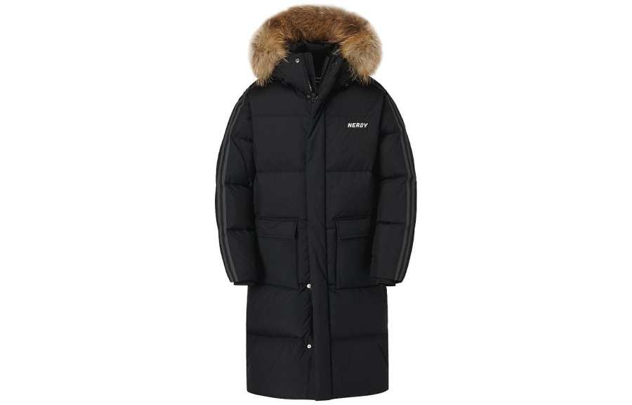 Nerdy Nerdy Down Jackets Unisex Black Hooded Moderate Other