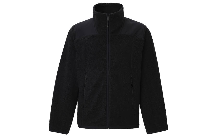 Under Armour Velvet Jackets Men's Black Stand Collar Moderate