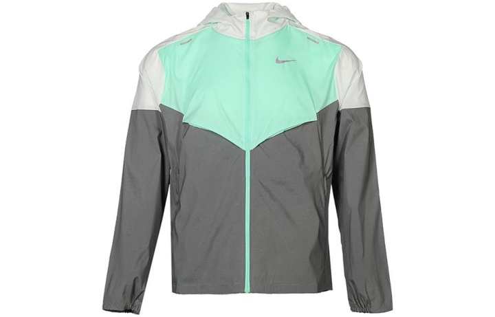 Nike Nike Breathable Jacket Spring Men's Gray Green